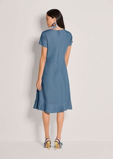 Luftiges Kleid in Jeansoptik thumbnail 4