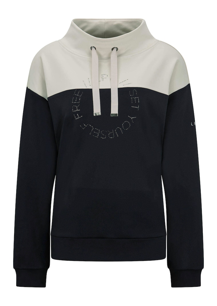 Sweat-shirt color block en matière fonctionnelle