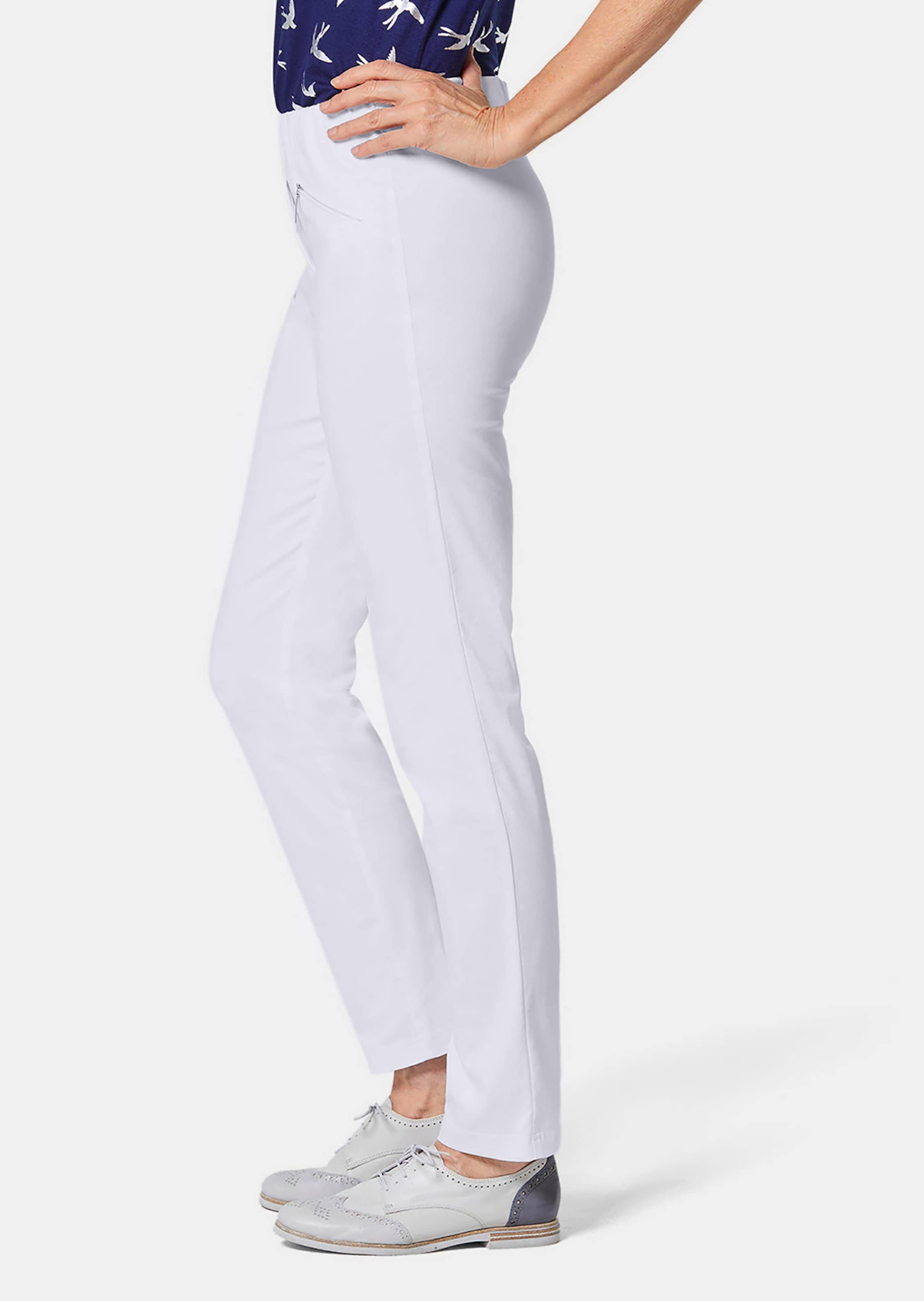 Pantalon étroit en bengaline LOUISA thumbnail 4