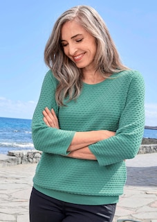 Strickpullover mit Pünktchenmuster thumbnail 7