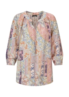 Luchtige blouse met viscose thumbnail 4