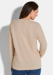 Veste en tricot avec motif à pois thumbnail 3