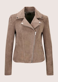 Kid suede biker jacket thumbnail 7