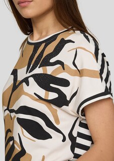 Jersey-Shirt aus Baumwolle und Modal thumbnail 5