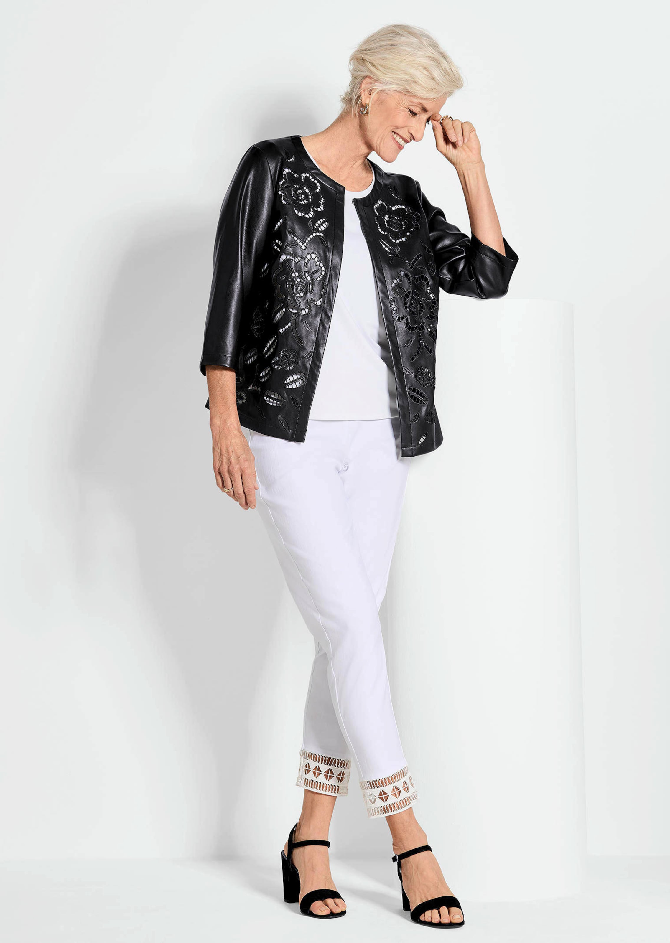 Jacke in Lederoptik thumbnail 4