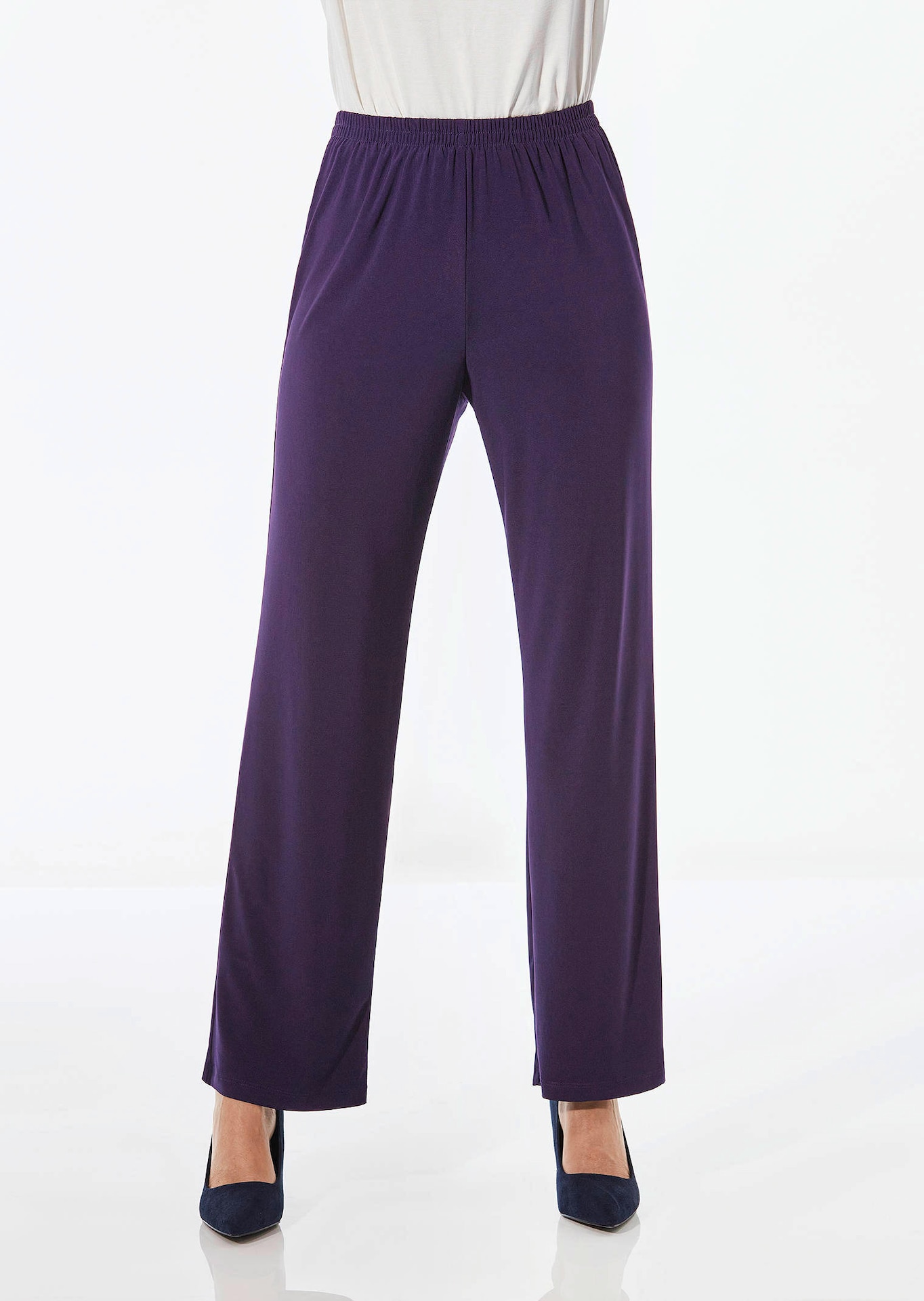 Comfortabele slinky broek VERA