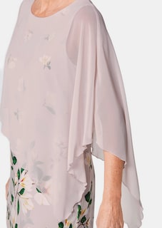 Kleid mit floralem Druck und Chiffonüberwurf thumbnail 5