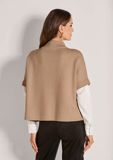 Kurze Strickjacke in Cape-Form thumbnail 4