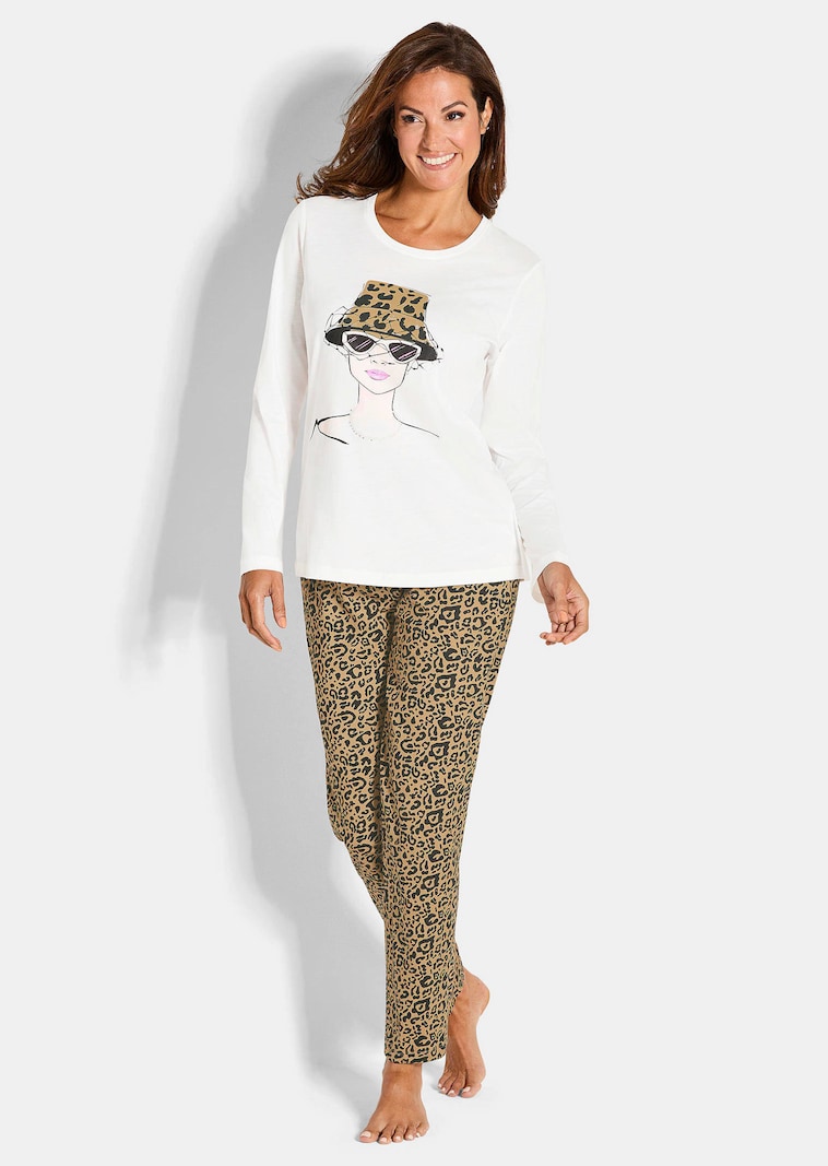 Pyjama met animal-print
