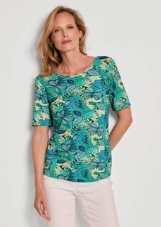 Jersey shirt met boothals thumbnail 7