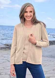Veste en tricot avec motif à pois thumbnail 7