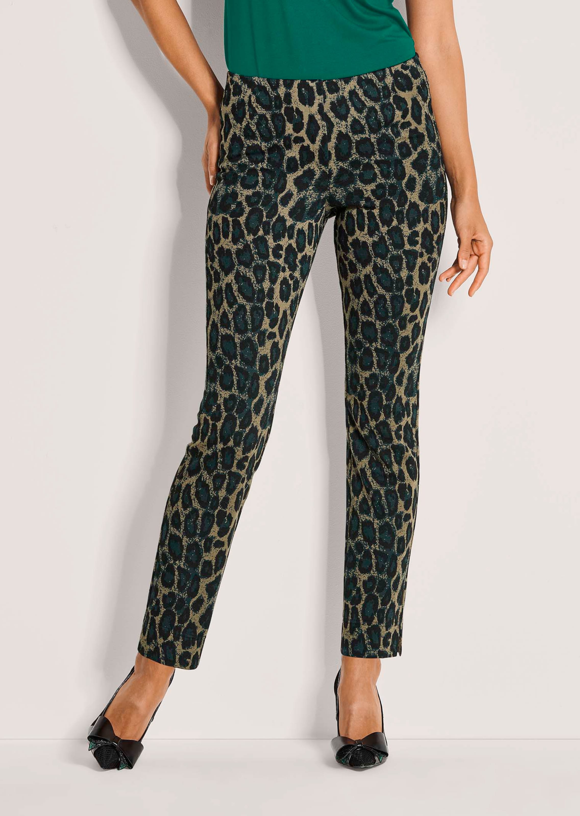 Leggings mit modischem Leo-Druck