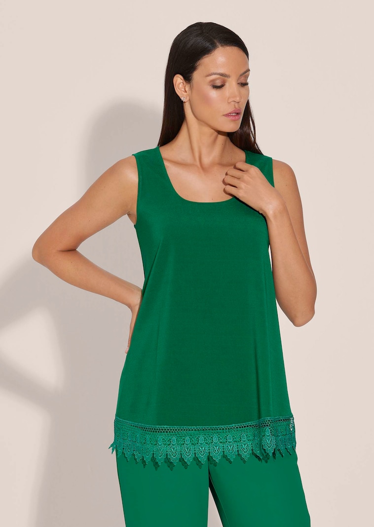Top mit Spitze