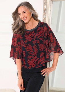 Blusenshirt mit weiten Chiffon-Ärmeln thumbnail 7