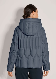 Sportive Daunen-Steppjacke mit Kapuze thumbnail 4