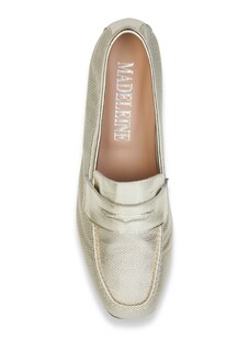Metallic-Slipper aus softem Leder thumbnail 4