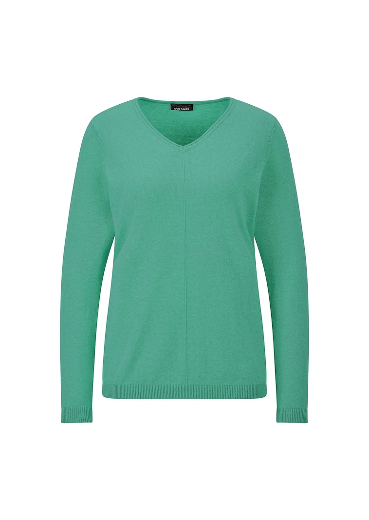 Pull à encolure en V en COTTAMIRA