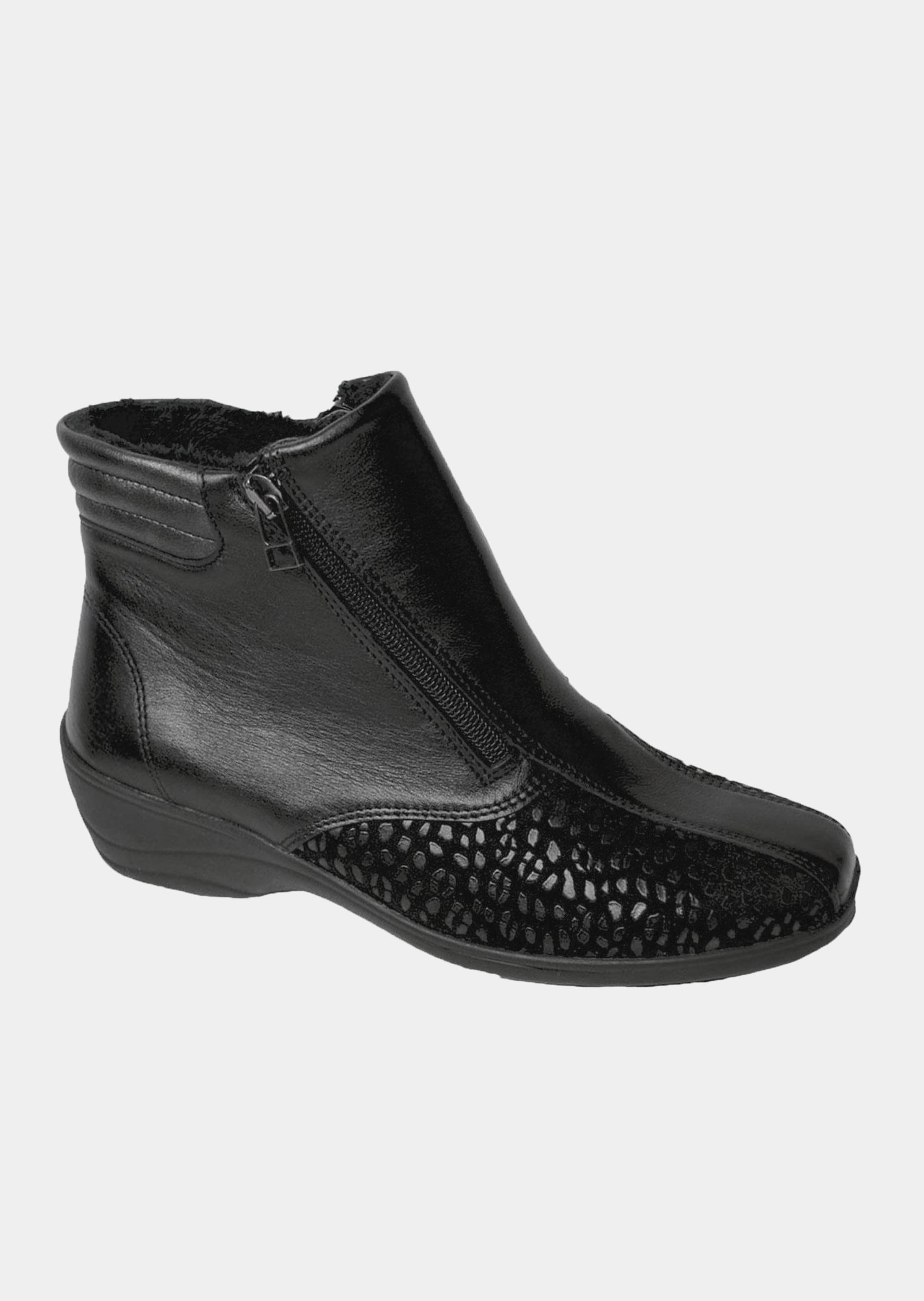 Stiefeletten aus echtem Leder