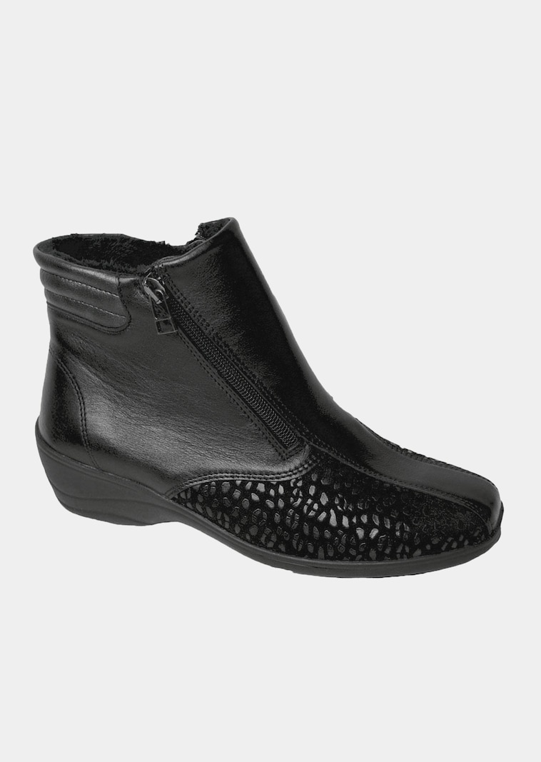 Stiefeletten aus echtem Leder
