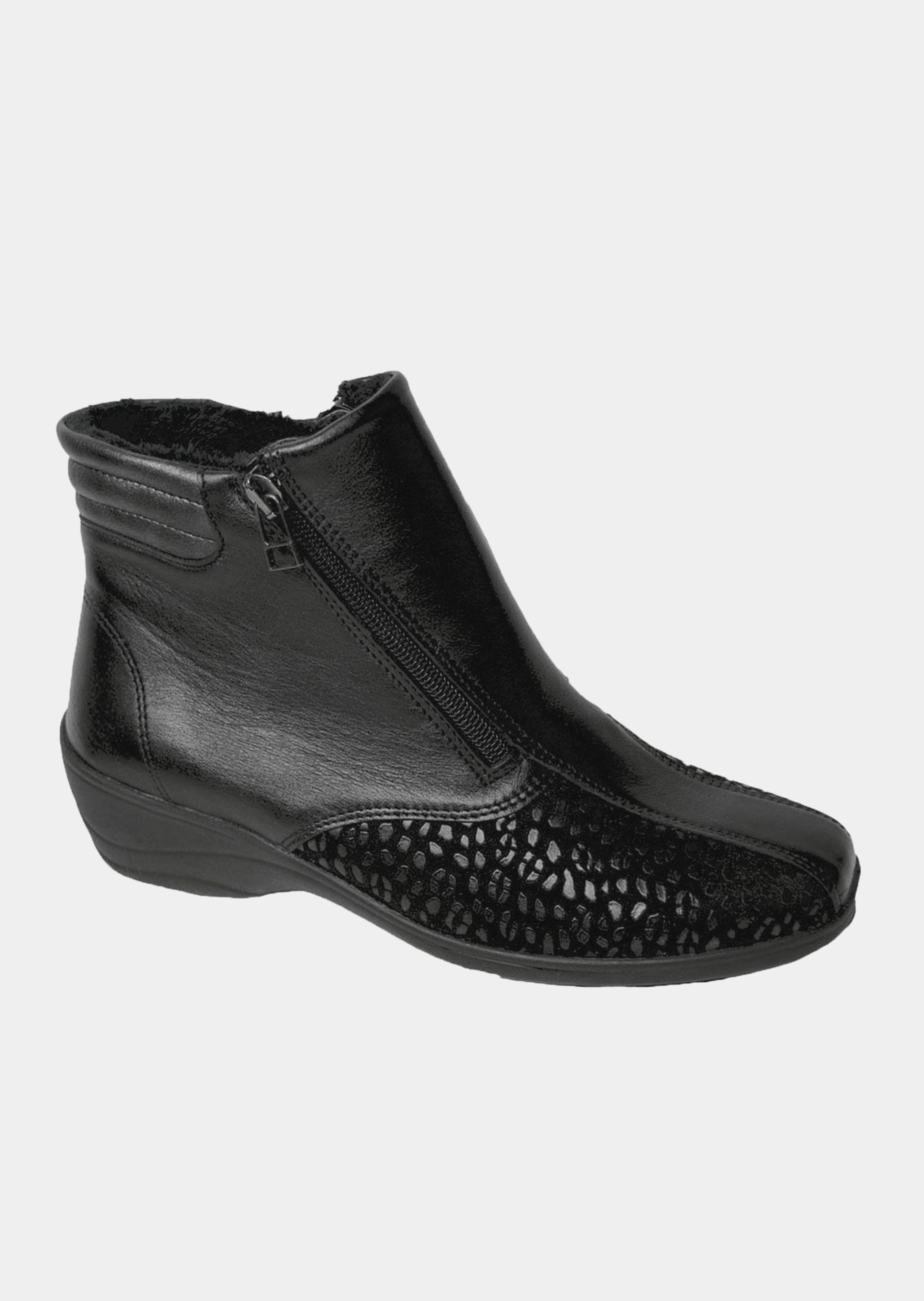 Stiefeletten aus echtem Leder