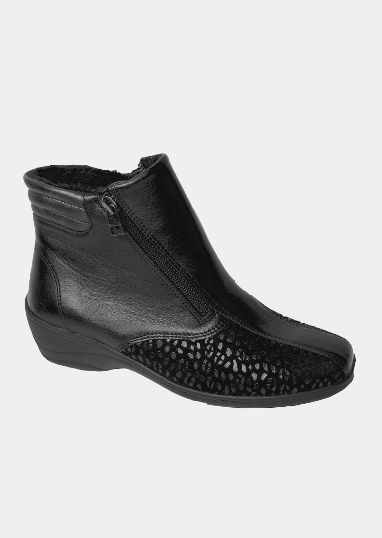 Stiefeletten aus echtem Leder