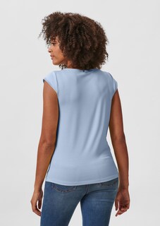 Shirt mit Flügelärmeln und Faltendetail thumbnail 4