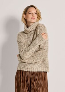 Rollkragenpullover mit Pailletten thumbnail 2