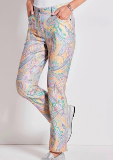 Gemusterte Hose LOUISA thumbnail 7