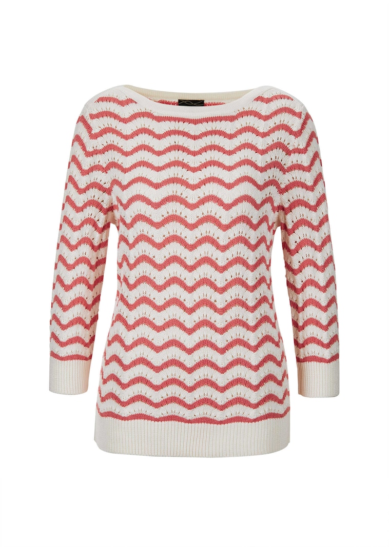 Strickpullover mit 3/4-Arm