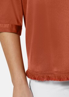 Shiny silk blouse thumbnail 6