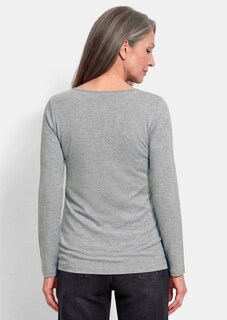 Langarmshirt mit Glitzersteinen thumbnail 3