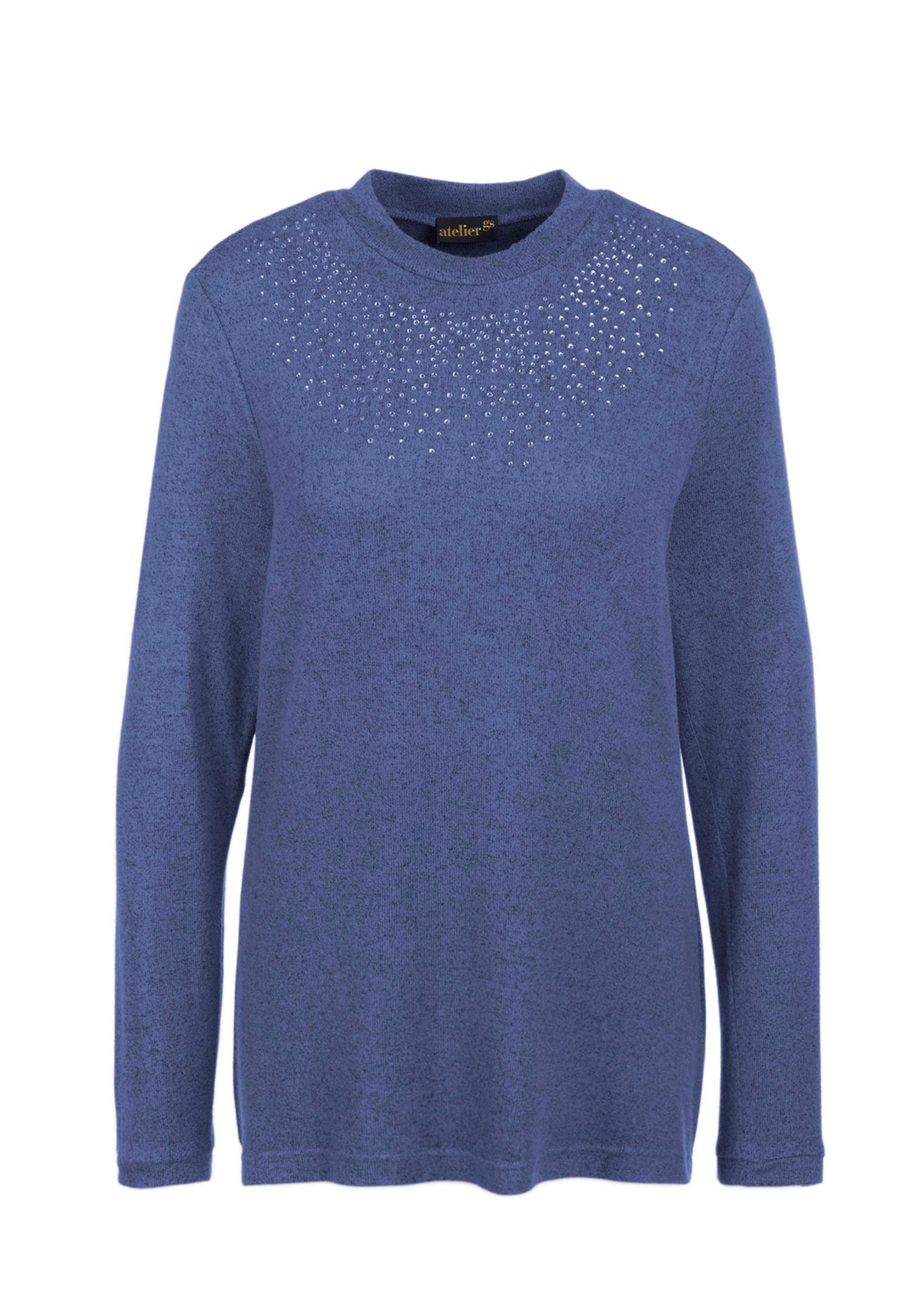Angenehm weiches Shirt mit Glitzersteinen
