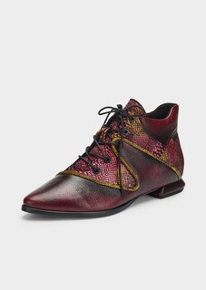 Stiefelette mit Animalprint und Metallic-Effekt thumbnail 1