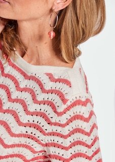 Strickpullover mit 3/4-Arm thumbnail 5