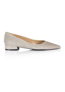 Spitze Ballerinas aus Veloursleder thumbnail 5