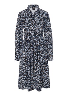 Hemdblusenkleid mit Animal-Print thumbnail 7