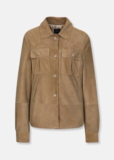 Veste en cuir velours de chèvre thumbnail 7