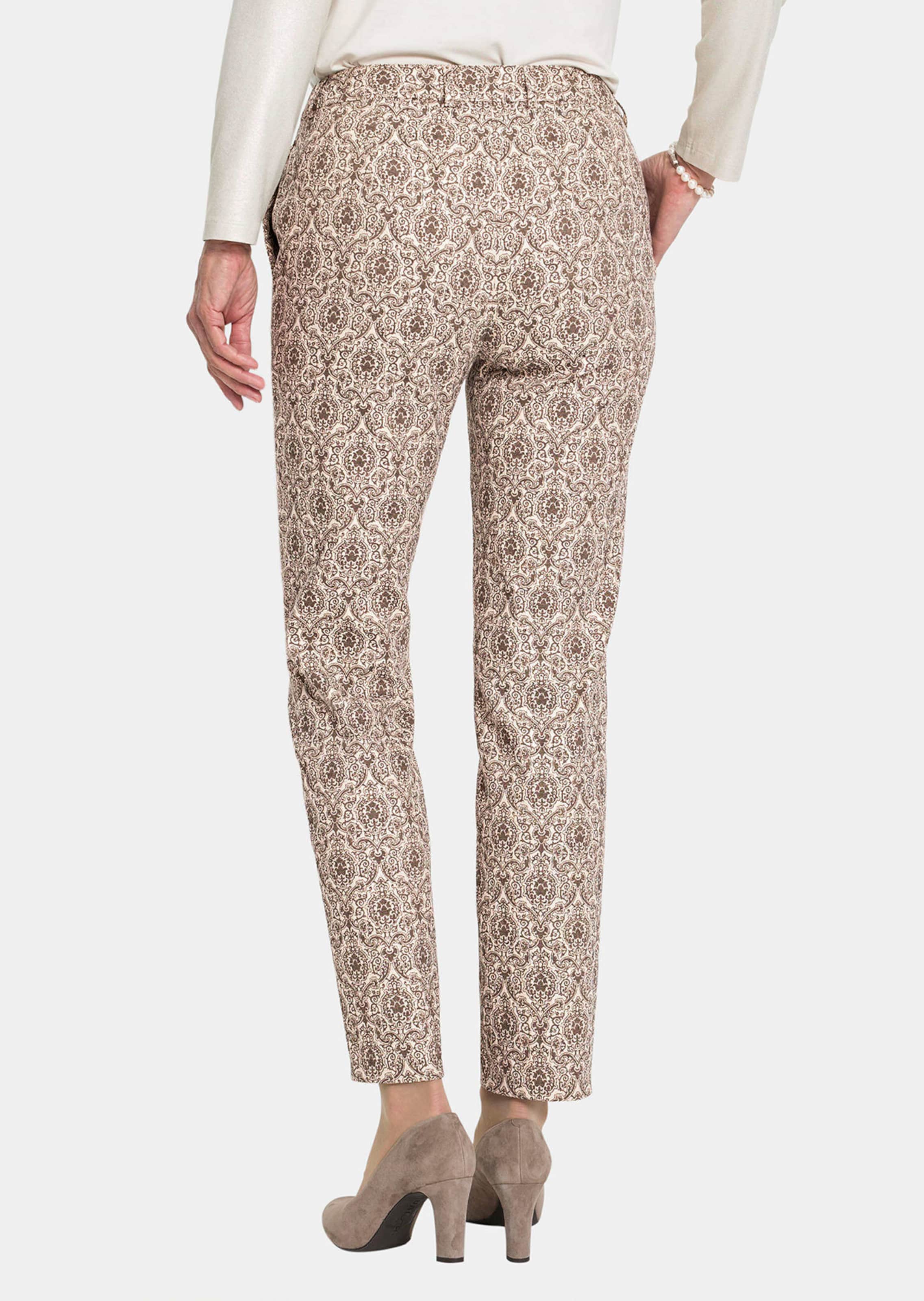 Hennosti hohtavat jacquard-stretchhousut