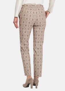 Hennosti hohtavat jacquard-stretchhousut thumbnail 1