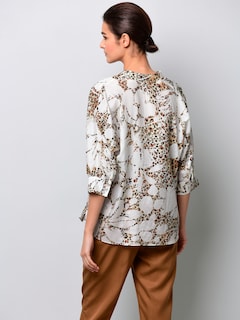 Oversizedbluse in modischem Print thumbnail 3