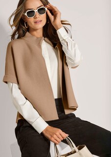 Kurze Strickjacke in Cape-Form thumbnail 5