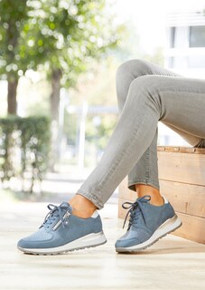 Chaussures à lacets hallux en cuir et textile thumbnail 3