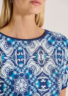 Lässiges Sommershirt im Material-Mix thumbnail 6