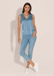 Lingerie-Top aus Seidenstretch thumbnail 3