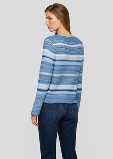 Ringelpullover in Strukturstrick thumbnail 3