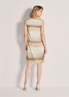Kleid mit Wasserfallkragen und Seide thumbnail 4