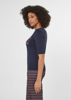 Half-sleeved shirt with unique print thumbnail 5