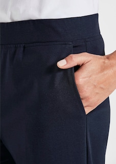Bequeme Freizeithose mit Schlupfbund und Taschen thumbnail 6