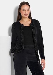 Velour loungewear set with sequin trim thumbnail 3