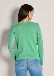 Feinstrick-Cardigan mit Modal thumbnail 3